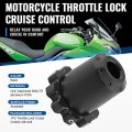 Liru Motorcycle Throttle Lock Cruise Control Clamp End Bar Aluminum For Kawasaki Er-6 Er-6n Er-6f Kle 650 Er-5 Klr Ninja 400