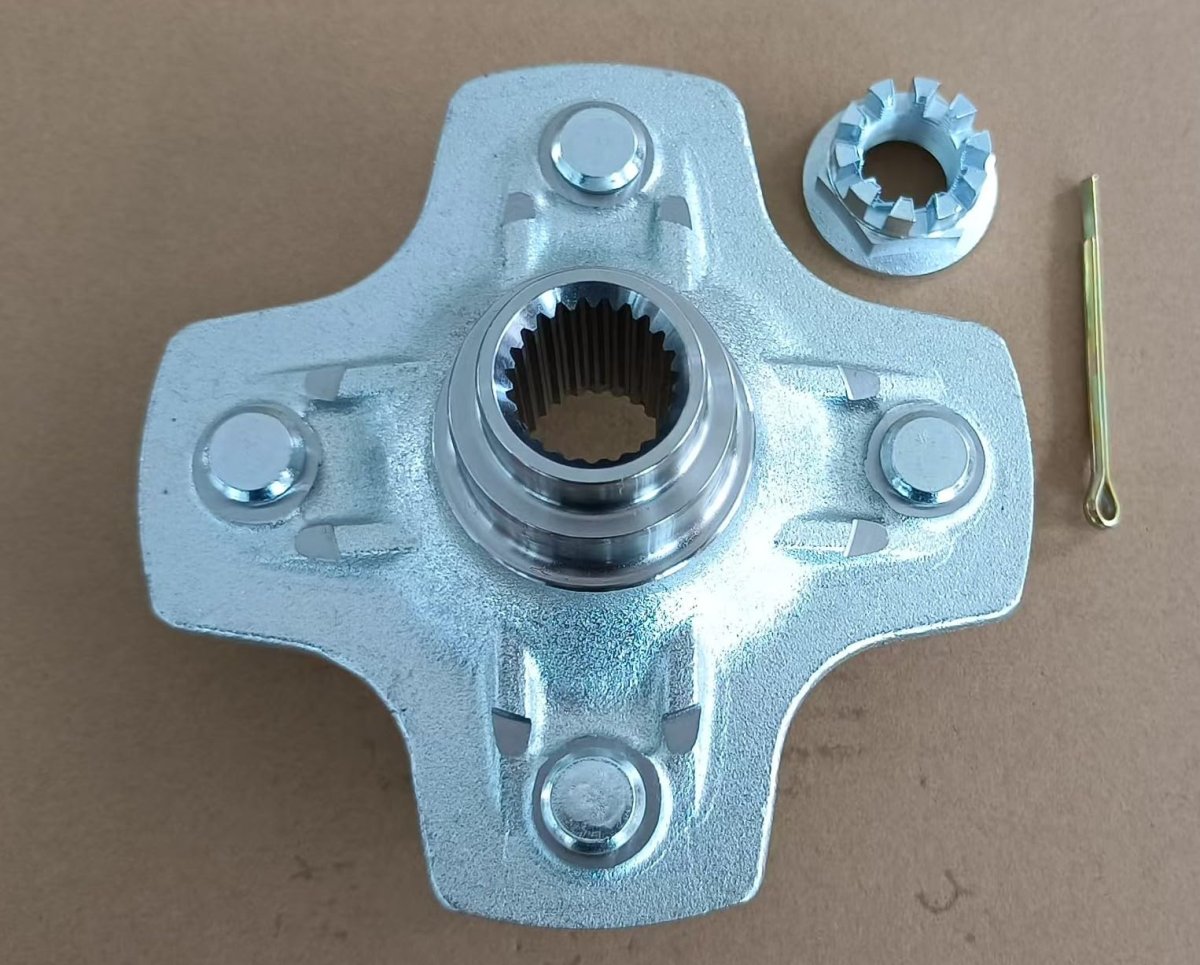 Rear Left Axle Wheel Hub With Nuts Replacement For Honda Trx500 Trx520 Trx420 Atvs Trx420fa Trx420fe Trx420fm Trx420te Trx420tm