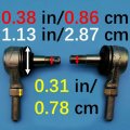 Tuzliufi Tie Rod End Kit Compatible With Suzuki Quadsport Lt-z400 Ltz400 Z400 2x4 Atv 2005 2006 2007 2008 New Z498