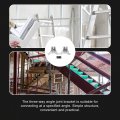 10 Sets Connecting Seat Aluminum Extrusion Bracket Right Angle Connector Interior Corner 3- Way Kit Cupboard Fish Tank