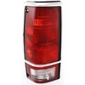 S10 Pickup Tail Lamp Lh Lens And Housing With Chrome Trim Part Number 11-1325-95 