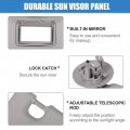Uxcell Pair Sun Visor Replacement For Chevrolet Sonic 2012-2016 Left Driver Right Passenger Sides W Mirror Sunvisor No 95327509