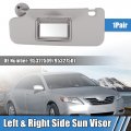 Uxcell Pair Sun Visor Replacement For Chevrolet Sonic 2012-2016 Left Driver Right Passenger Sides W Mirror Sunvisor No 95327509