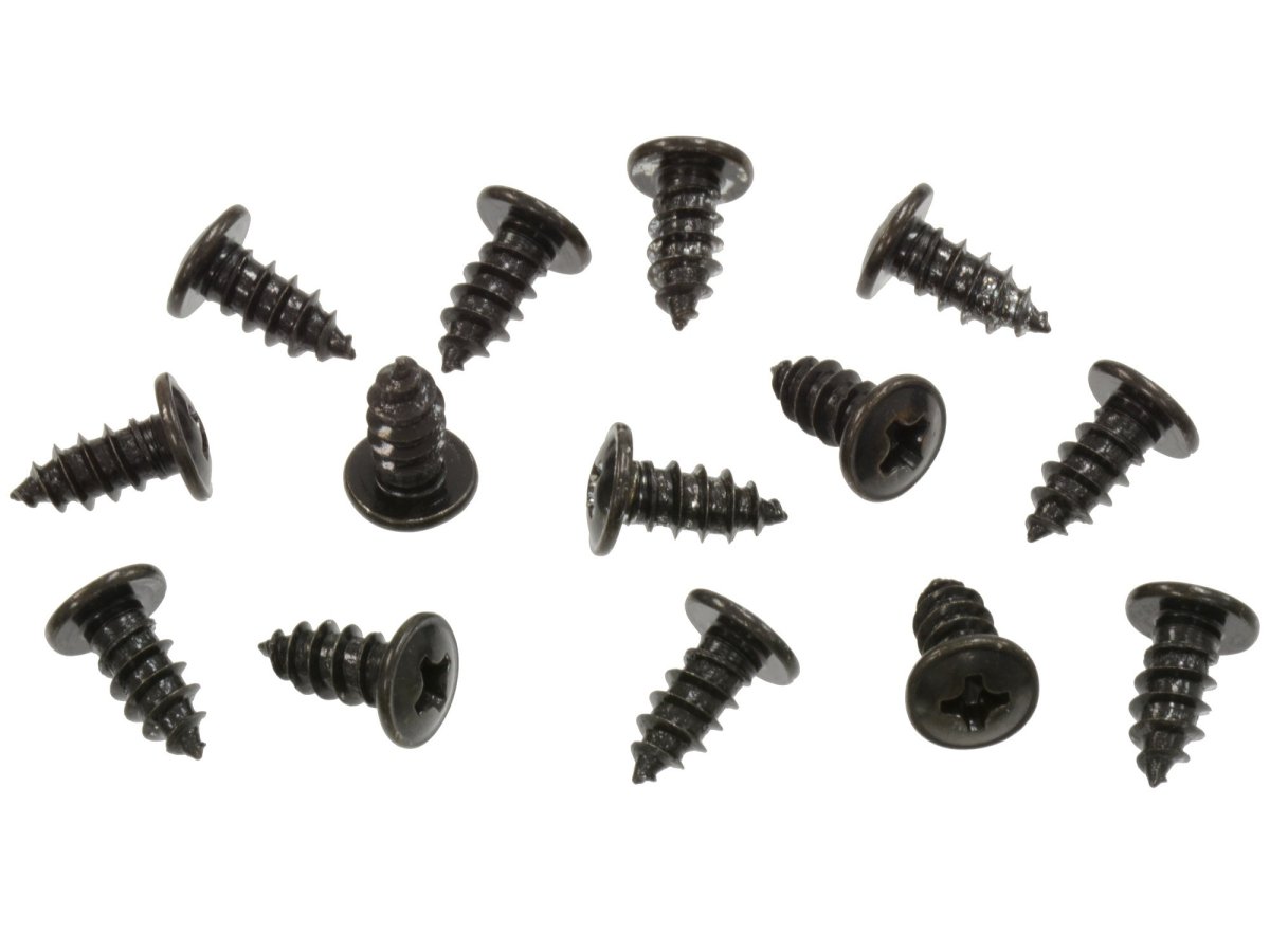 1963 Corvette Coupe Door Body Weatherstrip Screw Set 14 Pieces Part 342064