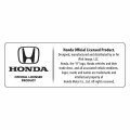 Ipick Image Compatible With Honda Fit Rectangular Brown Leatherette Key Chain