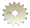 Steel Front Sprocket Compatible With Yamaha Dt 50 1988-1990 Tt-r 50 2006-2017 Yz 60 1981-1983 Bw 80 1990 15 Teeth Fsy-012-15 