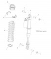 Polaris Rzr Spring 160 Front Orange Madness Genuine Oem Part 7043574-446 Qty 1