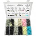 Woodzdon 519 Pcs Door Lock Rod Clip Handle End Retainer Assortment Pawl Tailgate Fits 5 32 For Chevy Silverado Gmc Sierra Gm