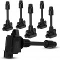 Aintier Set Of 6 Ignition Coil Pack Compatible For Nissan Pathfinder 3 5l 2001