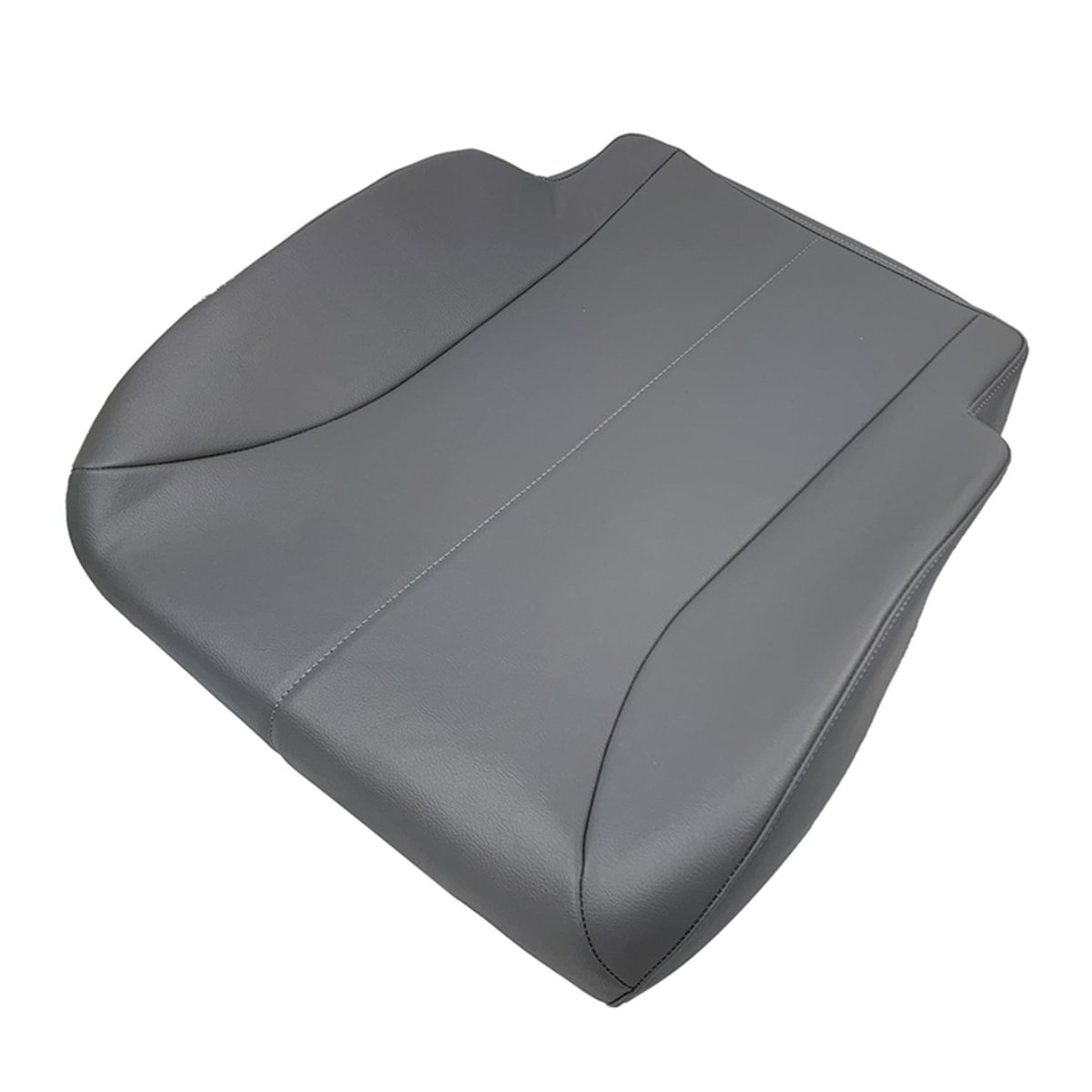 Gray Artificial Leather Seat Cover Front Driver Side Bottom Replacement For 4200 4300 4400 Air Ride 2001 To 2007 Custom Fit