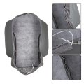 Gray Artificial Leather Seat Cover Front Driver Side Bottom Replacement For 4200 4300 4400 Air Ride 2001 To 2007 Custom Fit
