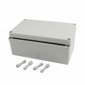 250mm X 150mm 100mm Dustproof Ip65 Junction Box Diy Case Enclosure Gray 