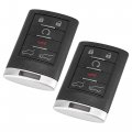 X Autohaux 2pcs 315mhz Ouc6000066 Replacement Keyless Entry Remote Car Fob For Cadillac Escalade Esv 2007-2014 850k-6000066 6