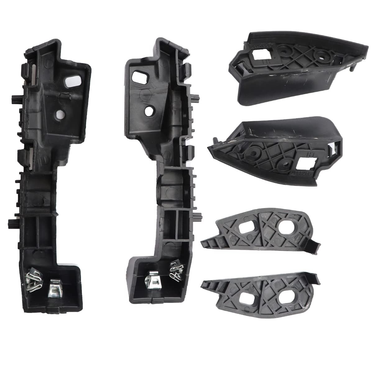 Front Bumper Bracket Beam Support For Chevrolet Malibu 2016 2018 6 Piece Set Retainer Brackets