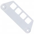 Polaris Slingshot Painted Media Bezels White Lightning