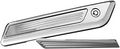 Accutronix Speedball Saddlebag Latch Inserts Chrome Bli14-sbc 