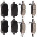 Ceramic Pads Quick Stop Front Rear Brake Fit For Chevy Cobalt Hhr For Malibu 07-08 Pontiac G5 05-10 G6 06 Pursuit 07-09 Saturn