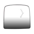 Truck Side View Mirror Glass With Led Signal Back Towing Right For 2008-2019 Volvo Vnl Vnm Vnx 