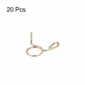 Uxcell Fuel Line Hose Clips 20pcs 8mm Id Fit 9-9 5mm Od 65mn Steel Water Pipe Air Tubing Spring Clamps For Motorcycle Scooter
