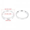 X Autohaux 4pcs 65 1 To 57 Mm Aluminium Alloy Car Hub Centric Rings Wheel Bore Spacer