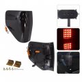 Waltyotur Driver Passenger Side Black Housing Smoke Lens Tail Lamps Light Replacement For 2009-2014 F150 Pickup