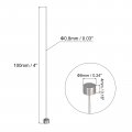 Uxcell Straight Ejector Pins 0 8mm 1 32 Dia 65mn Steel Round Tip Punch 100mm 4 Long For Mechanical Maintenance