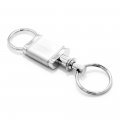 Honda H On Satin-chrome Valet Keychain Officially Licensed