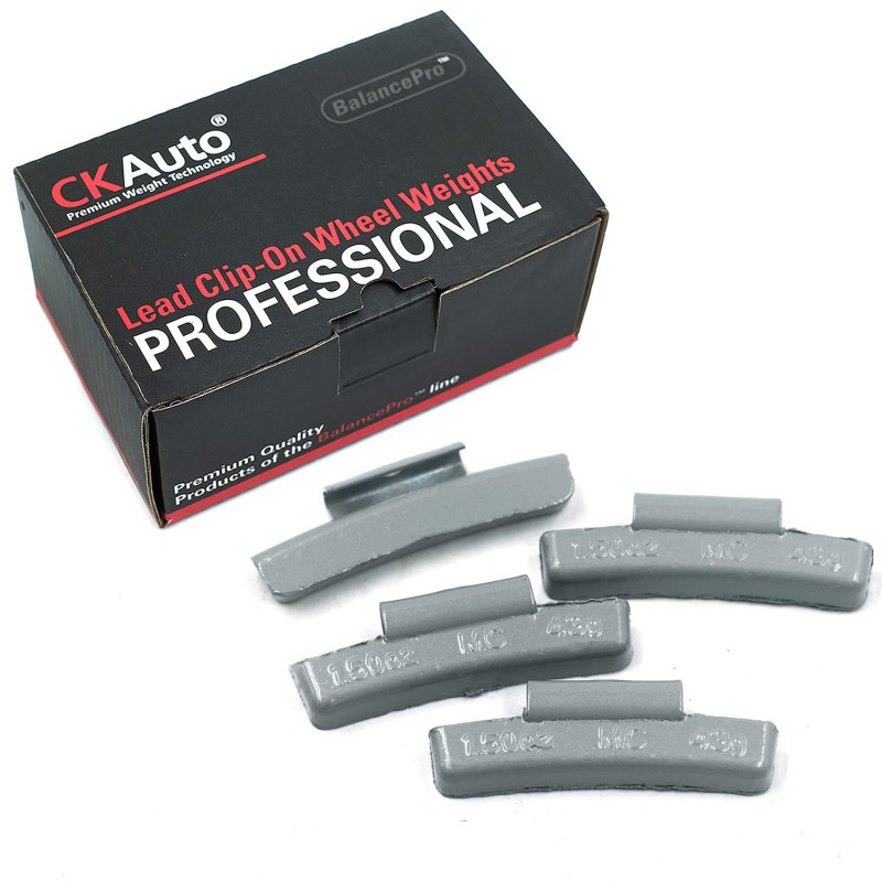 Ckauto Mc-series Coated 1 5oz Lead Clip On Wheel Weights 25pcs Box
