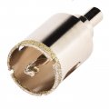 1 25mm Diamond Hole Saw Glass With Guiding Drill Bit For Ceramic Marble Porcelain Tile Granite Quartz Gemstone 