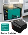 Rocker Switch Replace 308-1062 Fit For Cars Trucks Boats Motorcycles Rvs Buses Engineering Vehicles Remote Start With Indicator