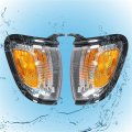 Labwork Replacement For 2001-2004 Tacoma Parking Side Marker Light Assembly Pair Driver And Passenger Side Black