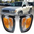 Labwork Replacement For 2001-2004 Tacoma Parking Side Marker Light Assembly Pair Driver And Passenger Side Black