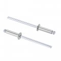 Blind Rivets 304 Stainless Steel 3 2mm Diameter 12mm Grip Length Silver 50pcs 