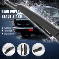 Car Rear Windshield Wiper Blade Arm Set For Ford Edge 2015-2016 2019-2020 12 Inch 305mm