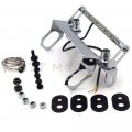Httmt Fender Eliminator W Led Compatible With 2003-2006 Hond Cbr 600rr 2004-2007 1000rr Chrome