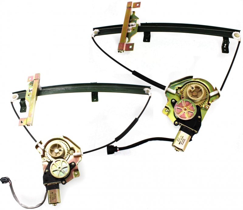 Evan Fischer Power Window Regulator Set For 1994-1997 Isuzu Rodeo Fits Honda Passport Front Driver And Passenger Side With