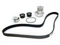 Marketplace Auto Parts Timing Belt Water Pump Kit With Tensioner Bearing Idler Roller Camshaft Seals Crankshaft Front Rubber