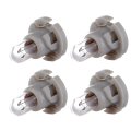 20pack Warm White T4 2 Halogen Light Bulb Super Bright Instrument Panel Gauge Cluster Dashboard Bulbs 