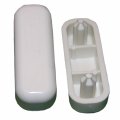 Lasco 02-3307 3 4-inch By 1-3 16-inch Oval Push-in Replacement Bumpers White Plastic Toilet Seat 