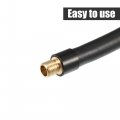 X Autohaux 1m Threaded Tire Inflator Extension Hose Chuck Adapter Air Pump Tube Valve Connection Pipe For Car Truck Bike Mtb