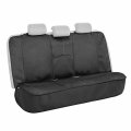 Spillguard Waterproof Rear Bench Car Seat Cover Gray Stitching Neoprene Padding Split Protector For Kids And Dogs Universal Fit 
