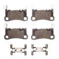 Front Brake Pads For Porsche Cayenne 2019 2020 4000 Hybridynamic Series Electronic Pad Wear Sensor 16 1mm 0 63in Thickness 