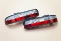 Circuit Sports Rear Clear Tail Light Kit Bulb Type For Nissan 89-94 S13 Coupe 