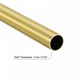 Uxcell Brass Round Tube 17mm Od 1mm Wall Thickness 200mm Length Pipe Tubing