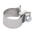 Motoku Pack Of 2 1 75 Stainless Steel Muffler Exhaust Clamp For Electra Glide Road King