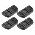 Acropix Anti-slip Clutch Brake Pedal Cover Car Fit For Toyota Rav4 Pack Of 4 Black 