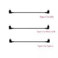 2025 2pk 30cm 11 8inch Charging Otg Data Transfer Cable Wire For Dji Mavic Mini 2 Drone Remote Controller Rc Type-c To