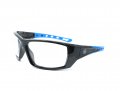 Ge Safety Glasses Ansi Z87 1 04 Series Anti-scratch Lens 99 9 Uv Protection En 166 12 Pack Black Blue Clear