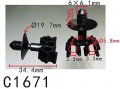 Autobahn88 Door Panel Clip Compatible With Ford Oem 99903232 Pack Of 20