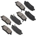 Brake Pad Sets 8pcs For Hyundai Santa Fe 2010-2012 For Kia Sorento 2011-2015 D1432 D1284 